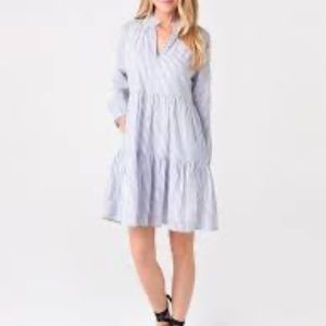 NWT Sundry Striped Tiered Dress